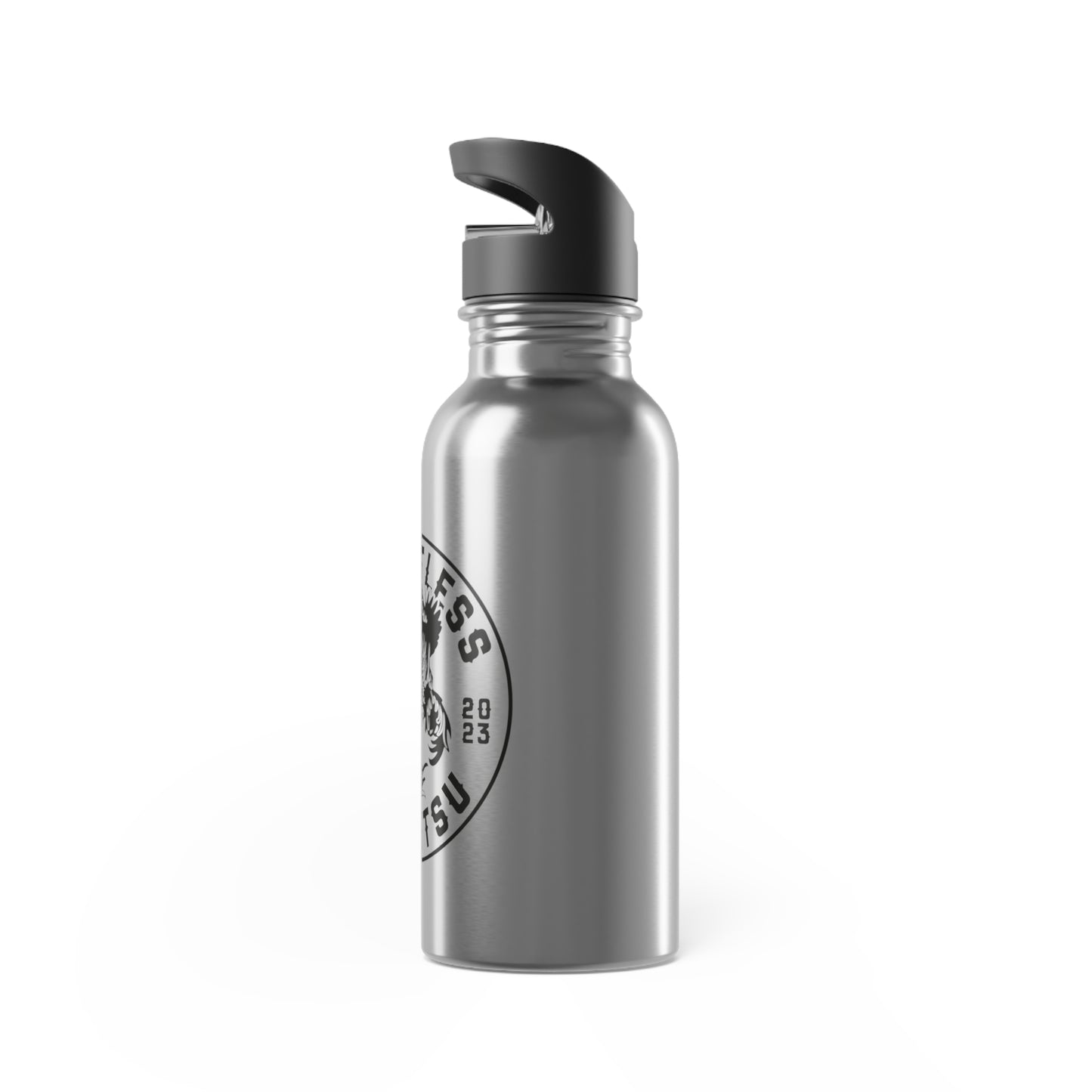 Relentless Jiu-Jitsu Stainless Steel Water Bottle with Straw - 20oz Sports Hydration