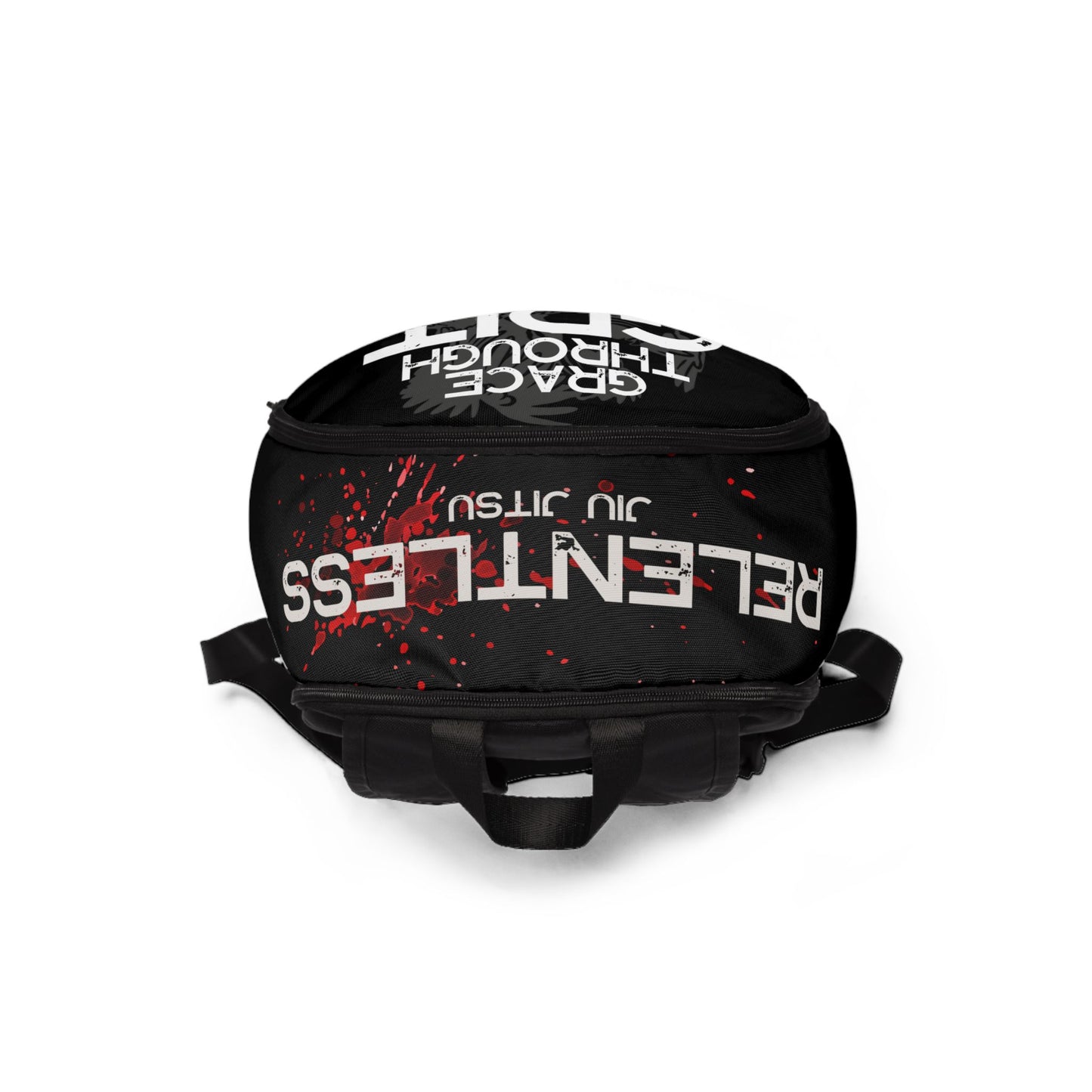 Unisex Jiu Jitsu Backpack - 'Grace Through Grit'