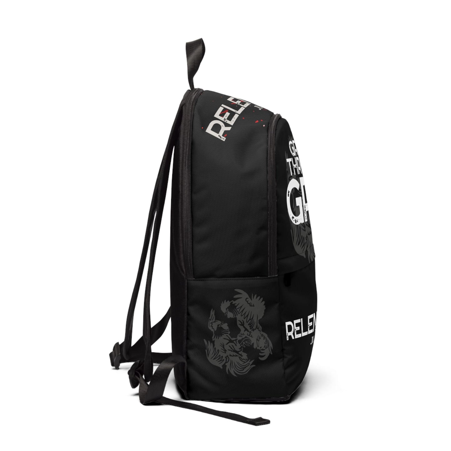 Unisex Jiu Jitsu Backpack - 'Grace Through Grit'