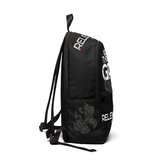 Unisex Jiu Jitsu Backpack - 'Grace Through Grit'