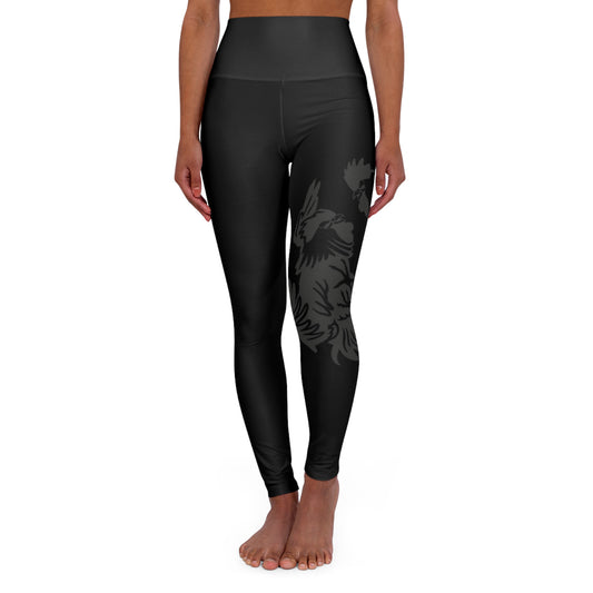 High Waisted Yoga Leggings - Relentless Design for Fitness Enthusiasts
