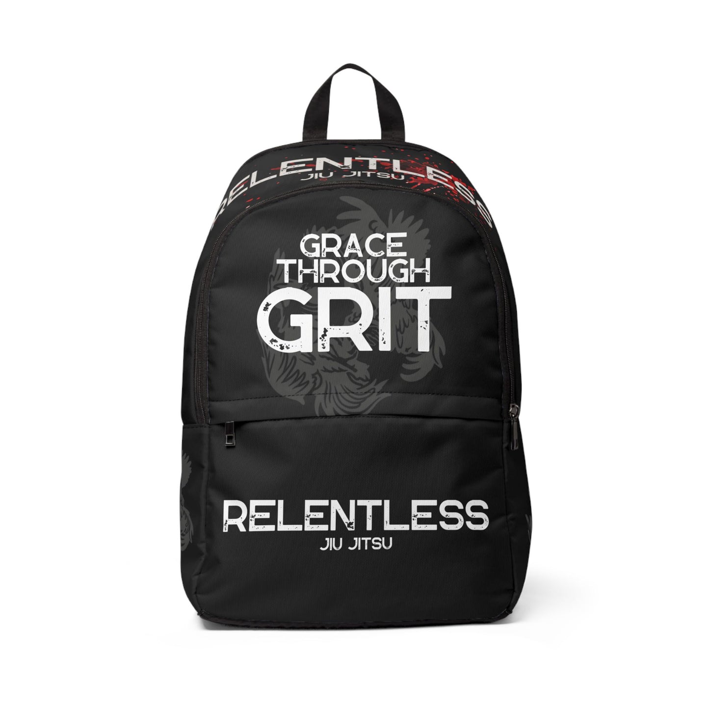 Unisex Jiu Jitsu Backpack - 'Grace Through Grit'