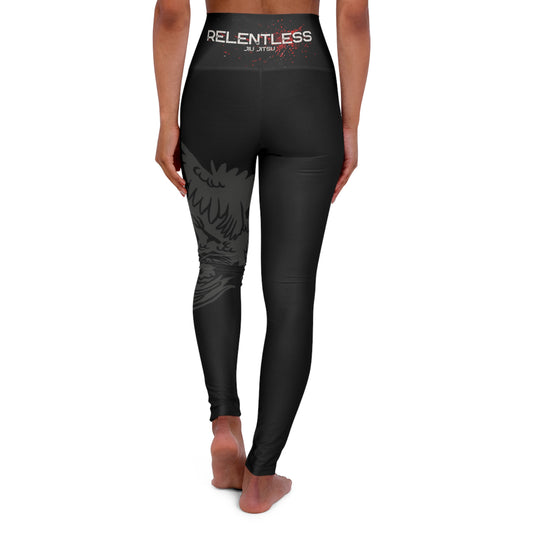 High Waisted Yoga Leggings - Relentless Design for Fitness Enthusiasts